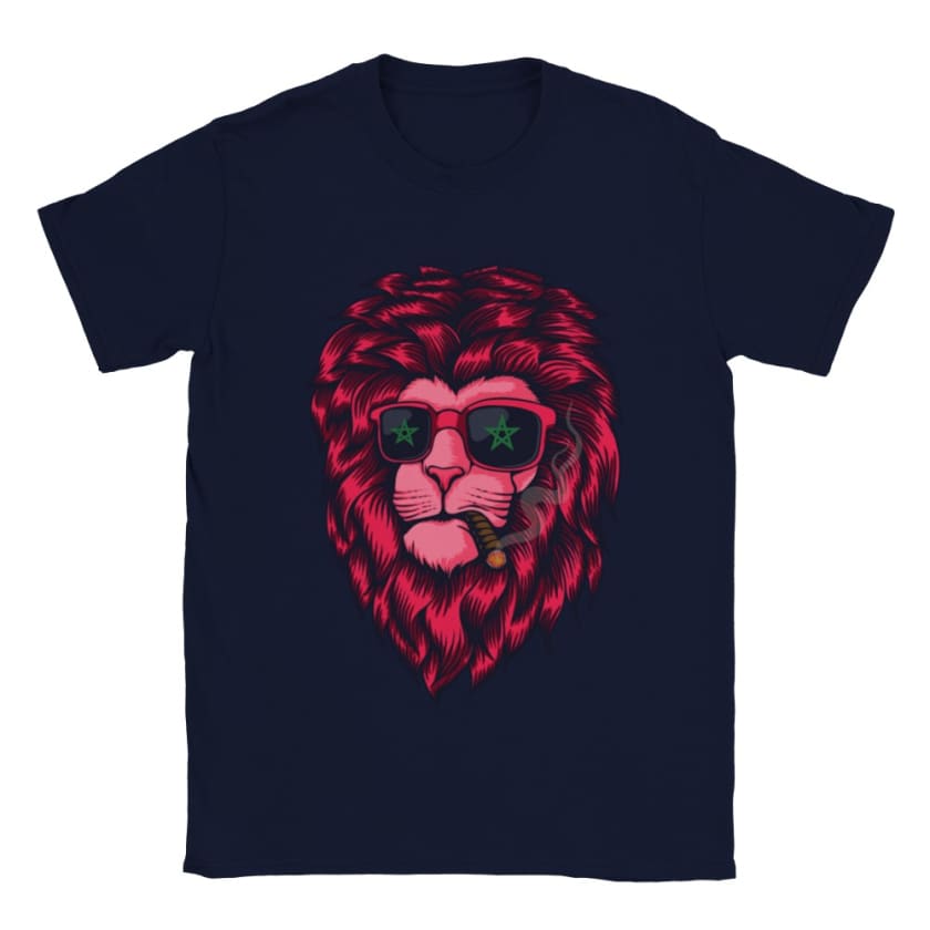 T-shirt Maroc Lion Marocain avec lunettes | Gelato