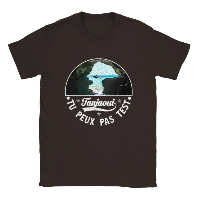 T-shirt Maroc Tanger Grottes d’Hercule Tanjaoui tu peux pas