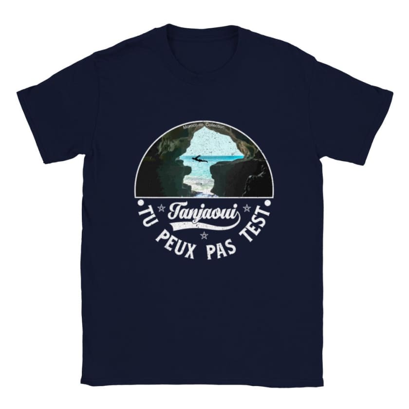 T-shirt Maroc Tanger Grottes d’Hercule Tanjaoui tu peux pas