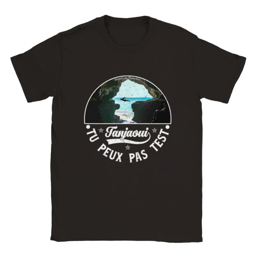T-shirt Maroc Tanger Grottes d’Hercule Tanjaoui tu peux pas