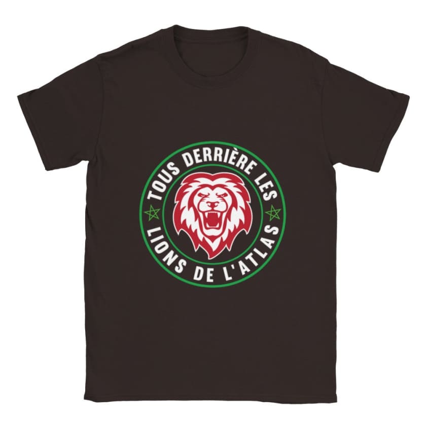 T-shirt Maroc Tous derrière les lions de l’Atlas | Gelato