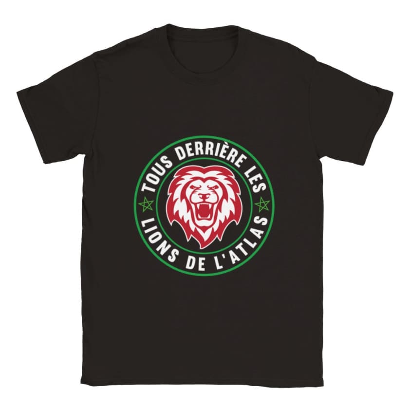 T-shirt Maroc Tous derrière les lions de l’Atlas | Gelato