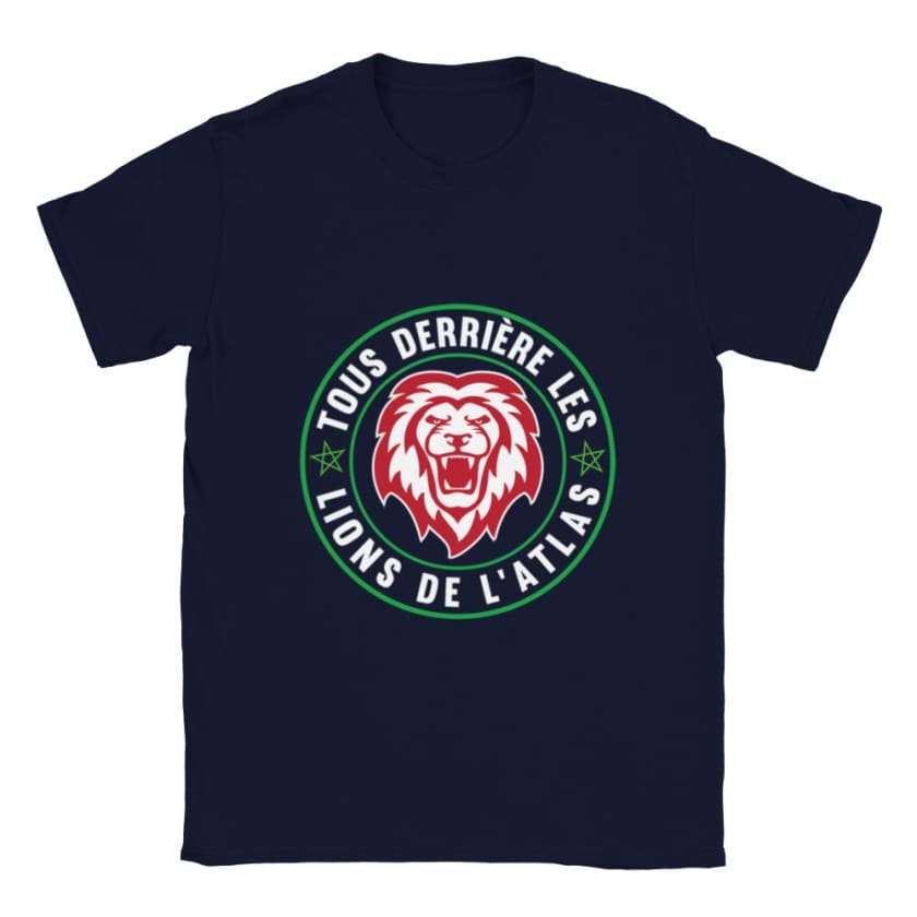 T-shirt Maroc Tous derrière les lions de l’Atlas | Gelato