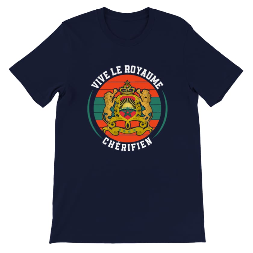 T-shirt Maroc vive le royaume chérifien - Bleu marine / S - 