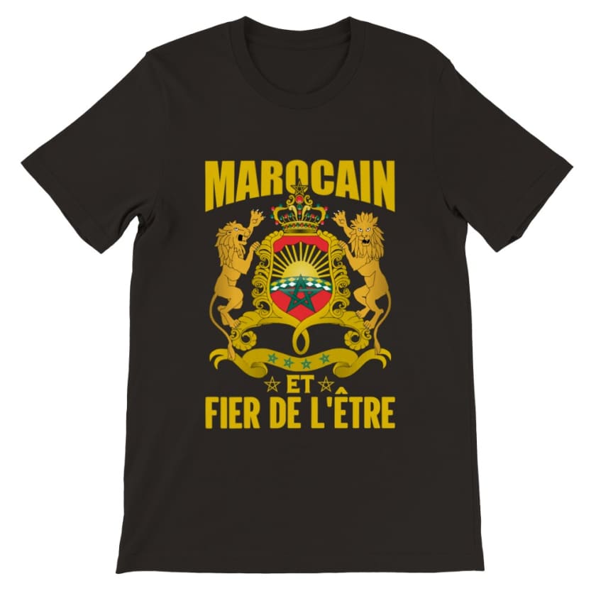 T-shirt Marocain et Fier de L’être - Print Material