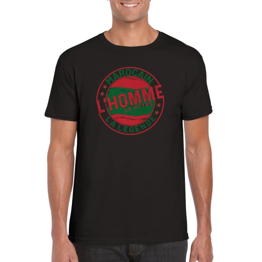 T-shirt Marocain l’homme le Mythe la légende - Print 