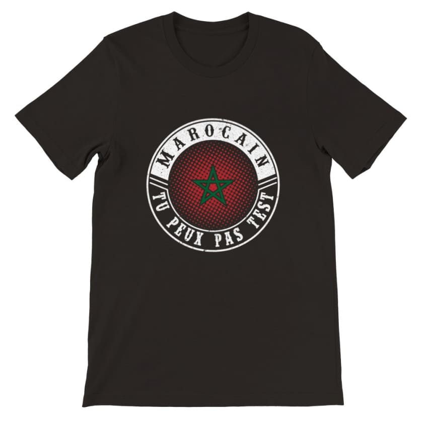T-shirt Marocain tu peux pas test | Gelato