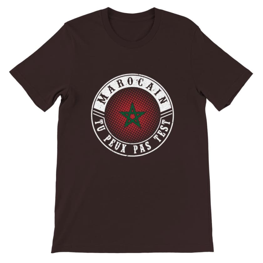 T-shirt Marocain tu peux pas test | Gelato