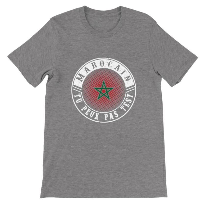 T-shirt Marocain tu peux pas test | Gelato