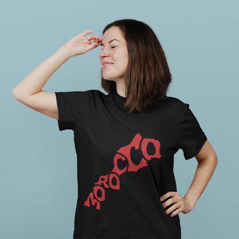 T shirt Marocco design Géo | Gelato