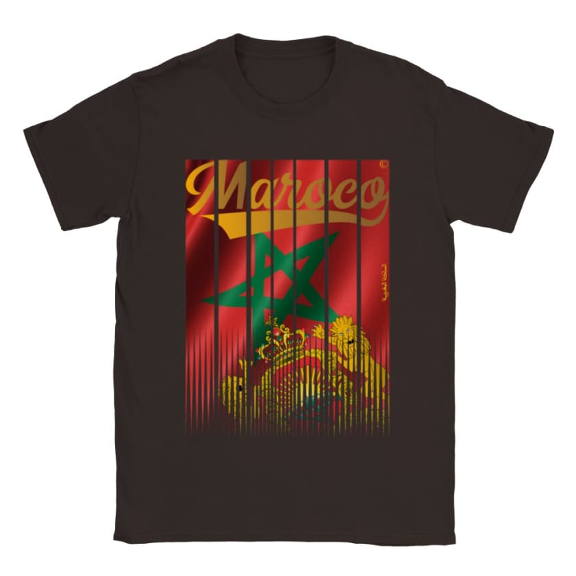 T-shirt Maroco drapeau Marocain logo Marque Maroco.co |