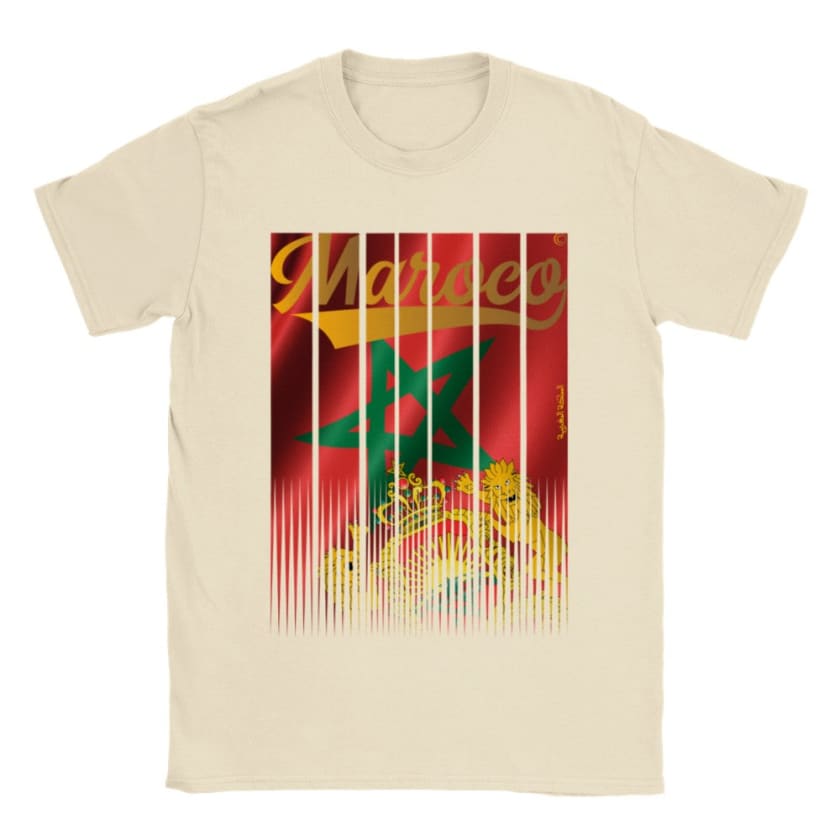 T-shirt Maroco drapeau Marocain logo Marque Maroco.co |