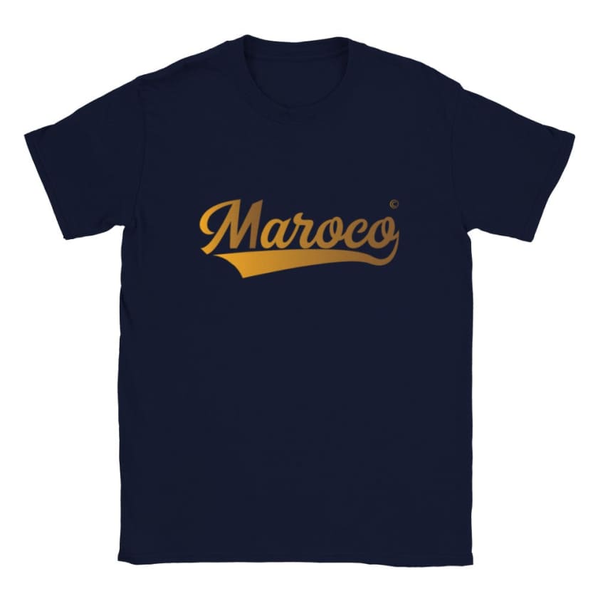T-shirt Maroco la marque - Bleu marine / S - Print Material