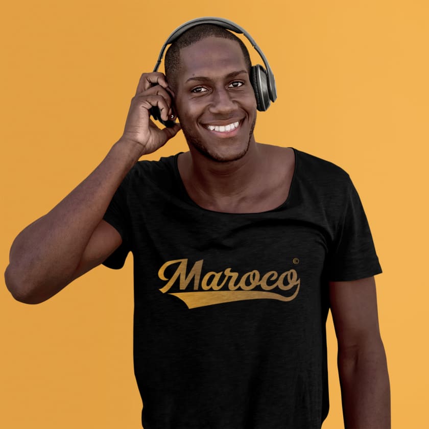 T-shirt Maroco la marque - Print Material