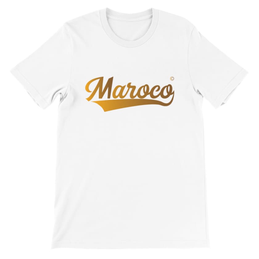 T shirt Maroco marque - Blanc / S - Print Material