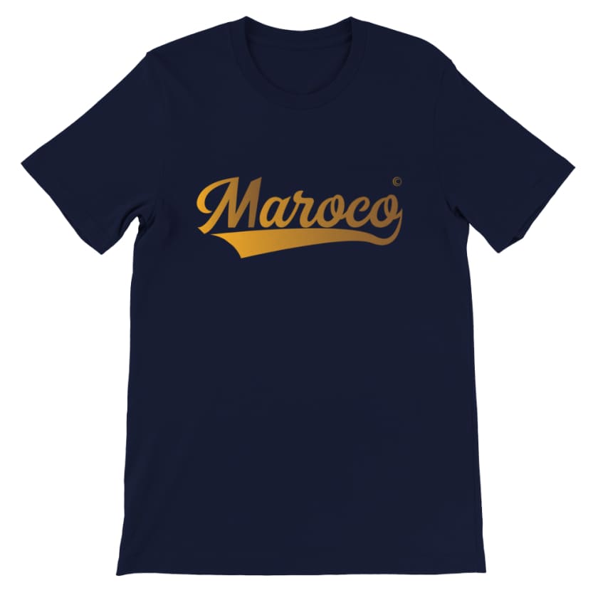 T shirt Maroco marque - Bleu marine / S - Print Material