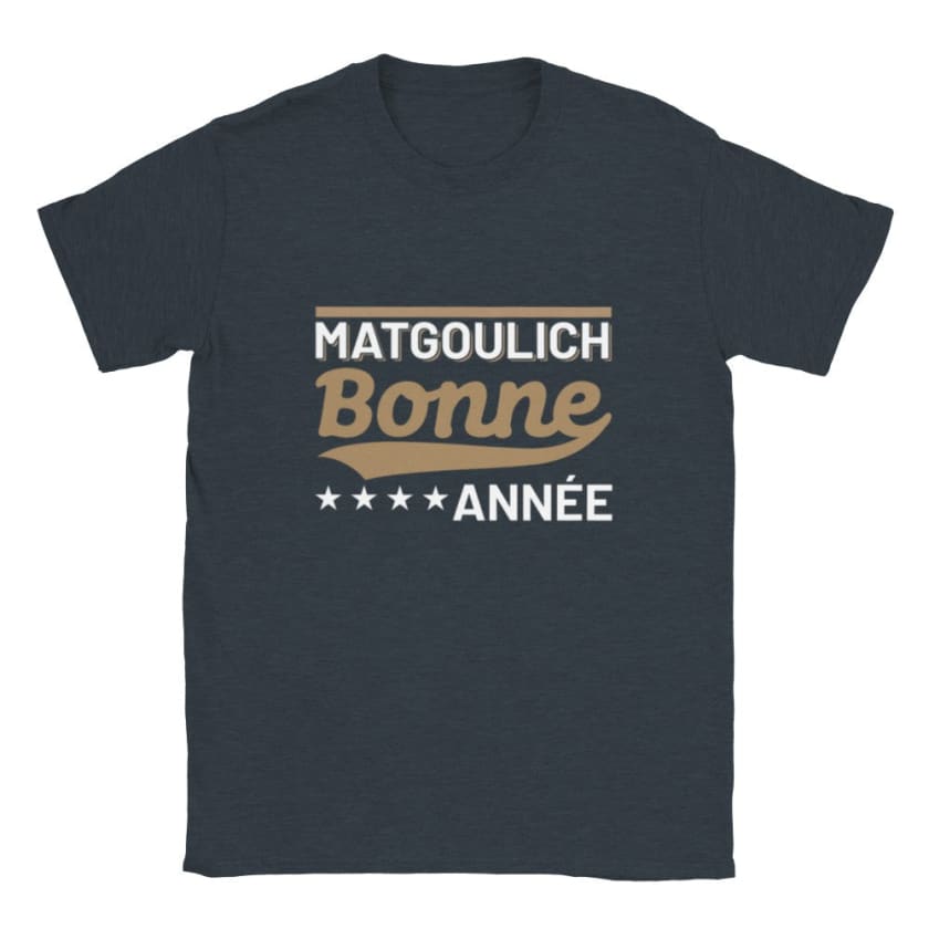 T-shirt matgoulich bonne année ما تقوليش بوناني - Bleu 