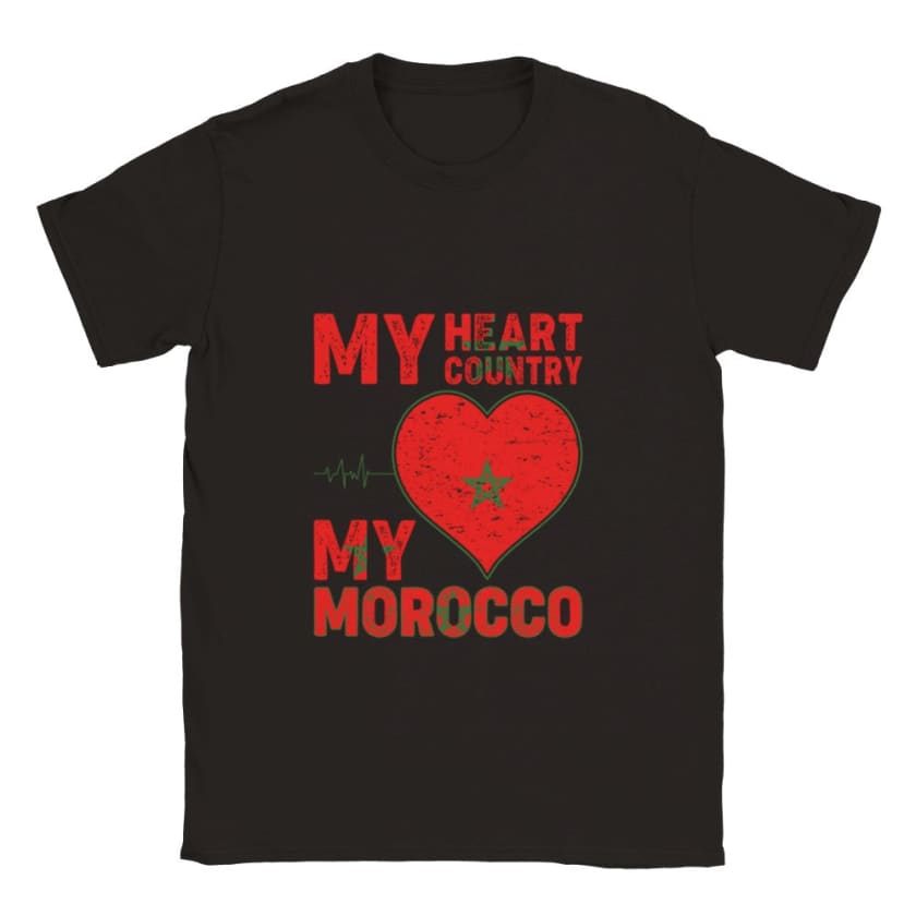 T-shirt Mon pays de cœur Mon Maroc - Print Material