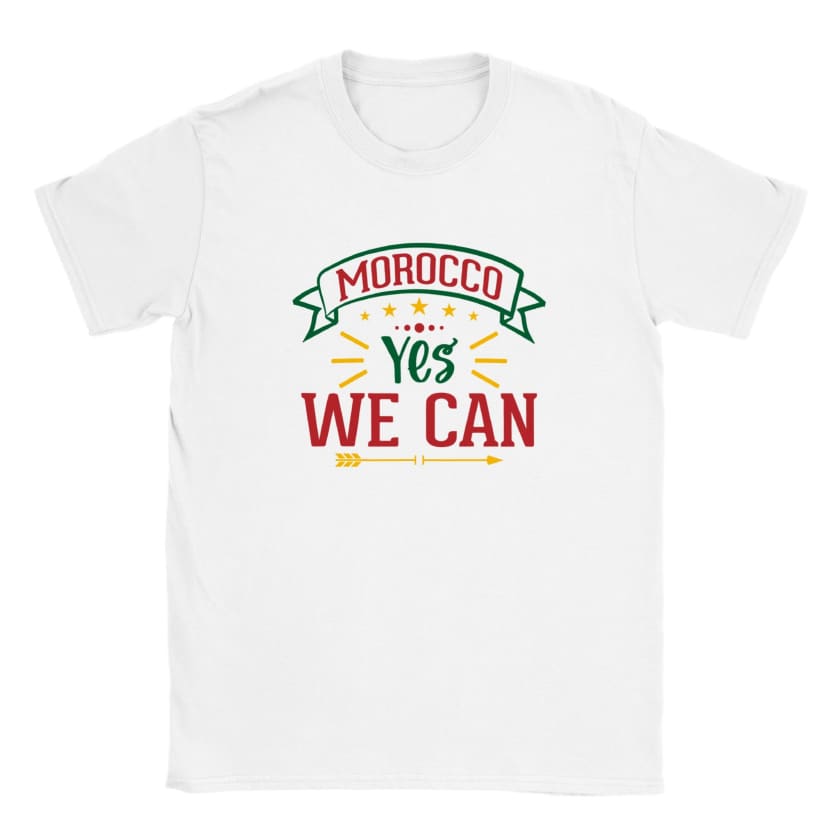 T-shirt Morocco yes we can unisexe | Gelato