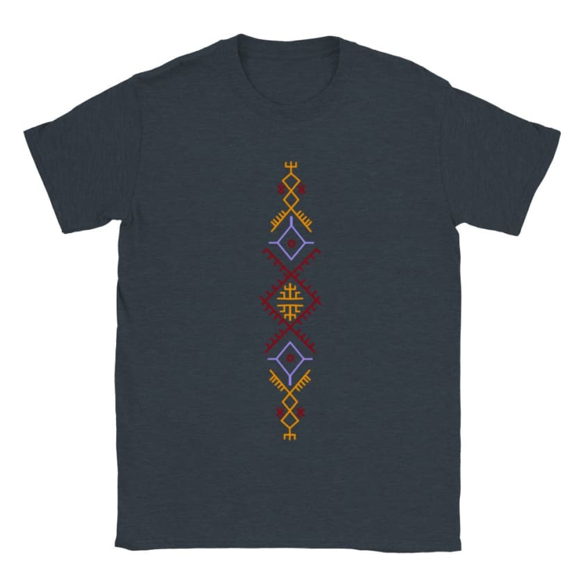 T-shirt Motif Berbère Maroc - Bleu Marine bruyère / S - 