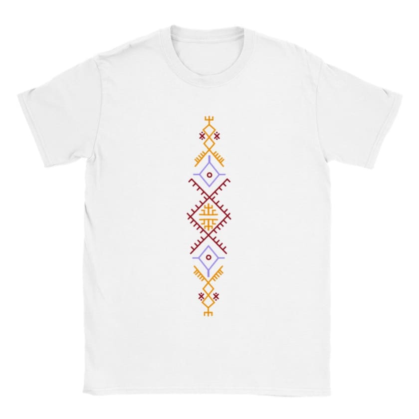 T-shirt Motif Berbère Maroc - Blanc / S - Print Material