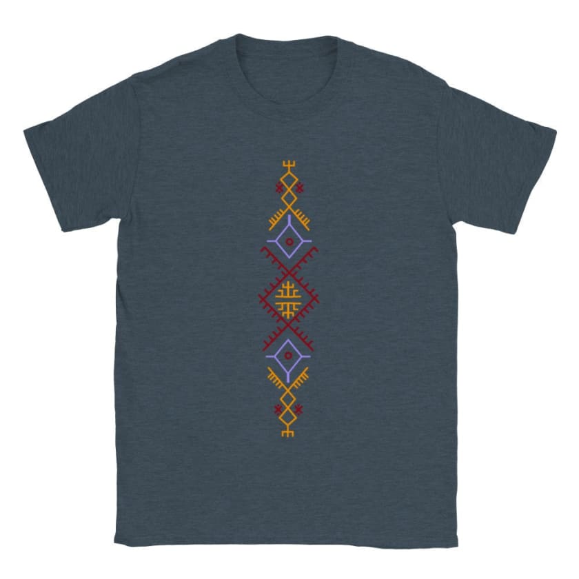 T-shirt Motif Berbère Maroc - dark heather / S - Print 