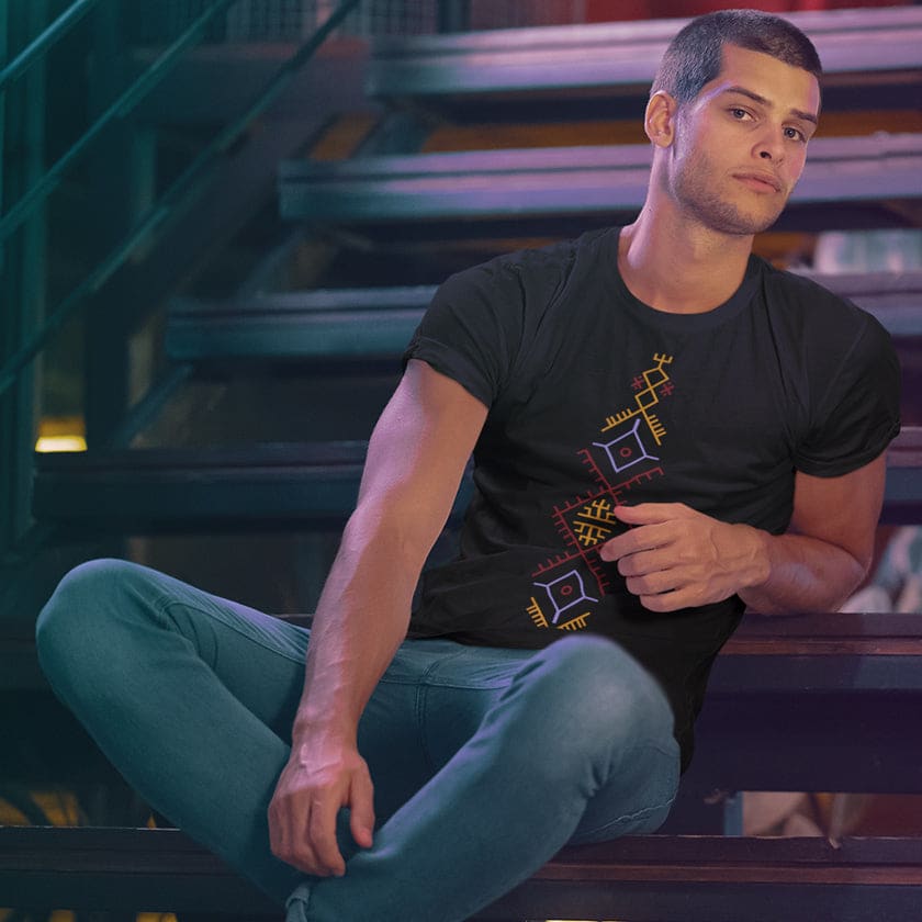 T-shirt Motif Berbère Maroc - Print Material