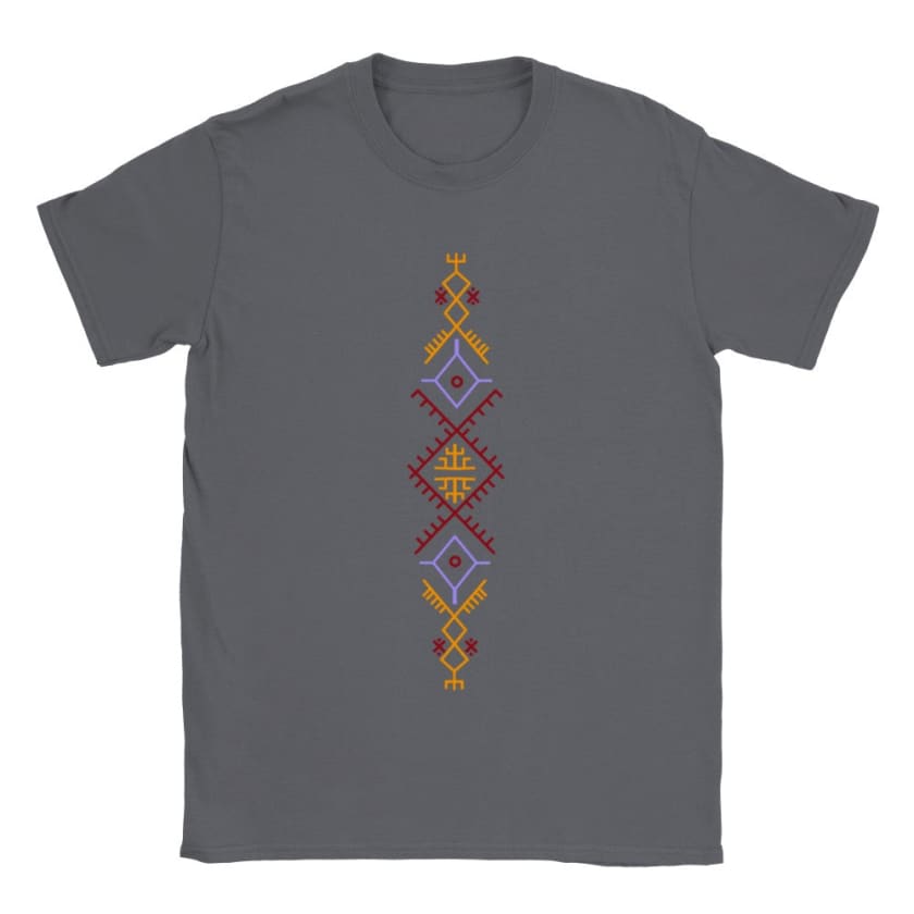 T-shirt Motif Berbère Maroc - Charbon / S - Print Material
