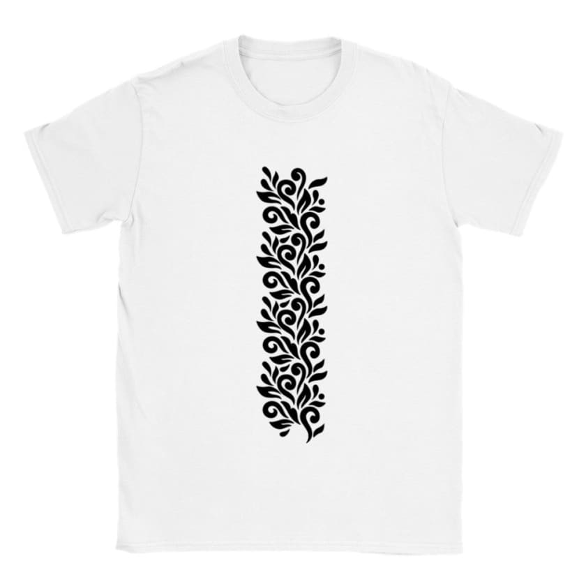 T-shirt Motif tarz Rbati zouaka classique unisexe - Blanc / 