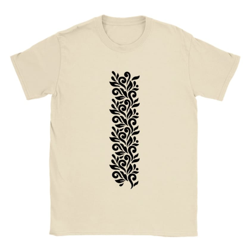 T-shirt Motif tarz Rbati zouaka classique unisexe - Naturel 