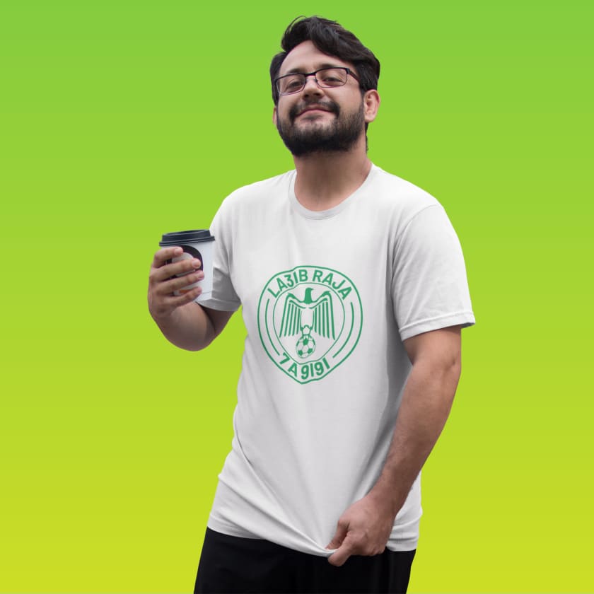 T shirt RAJA club de foot casablanca LA3IB RAJA 7A9I9I |