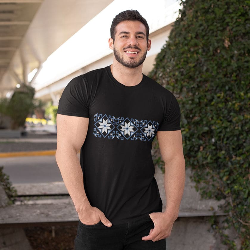 T-shirt Rbati géométrique de Rabat Maroc | Gelato