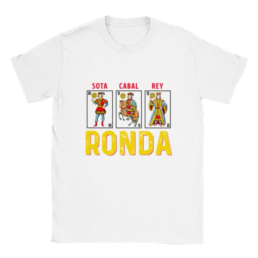 T-shirt Ronda Carte Maroc - Blanc / S - Print Material
