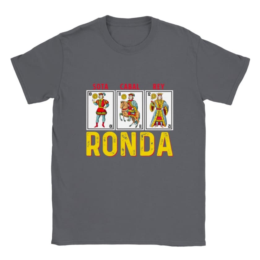 T-shirt Ronda Carte Maroc - Charbon / S - Print Material