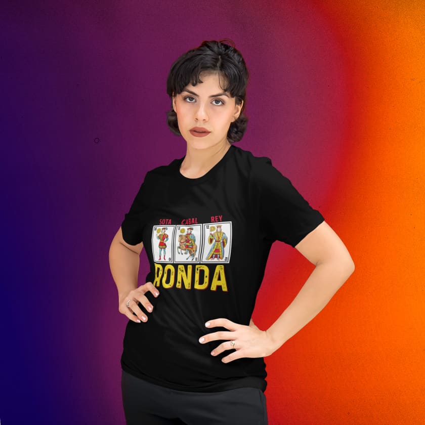 T-shirt Ronda Carte Maroc - Print Material