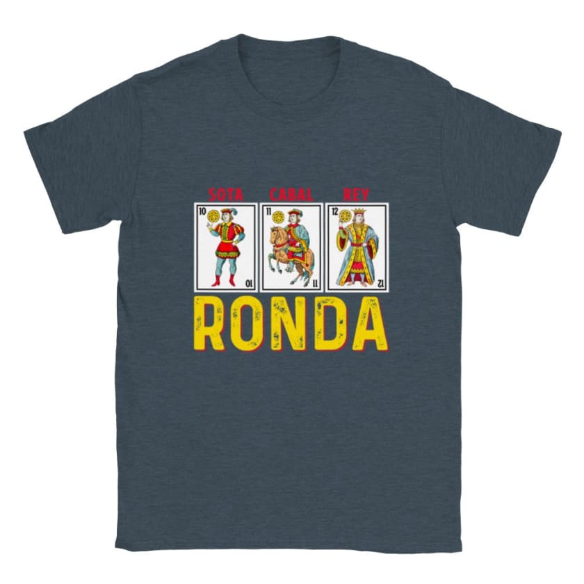 T-shirt Ronda Carte Maroc - dark heather / S - Print 