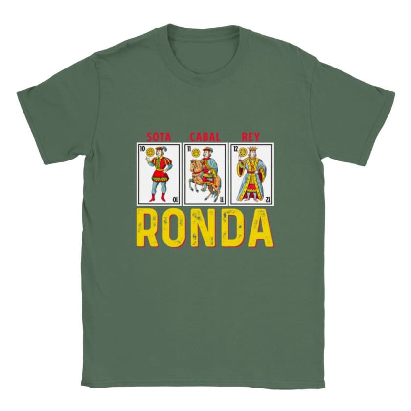 T-shirt Ronda Carte Maroc - Vert militaire / S - Print 