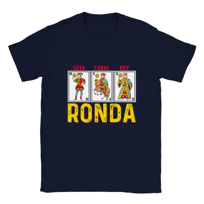 T-shirt Ronda Carte Maroc - Bleu marine / S - Print Material