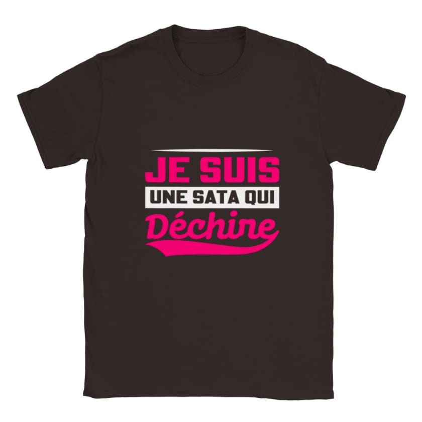 T-shirt Sata Maroc - Chocolat-noir / S - Print Material