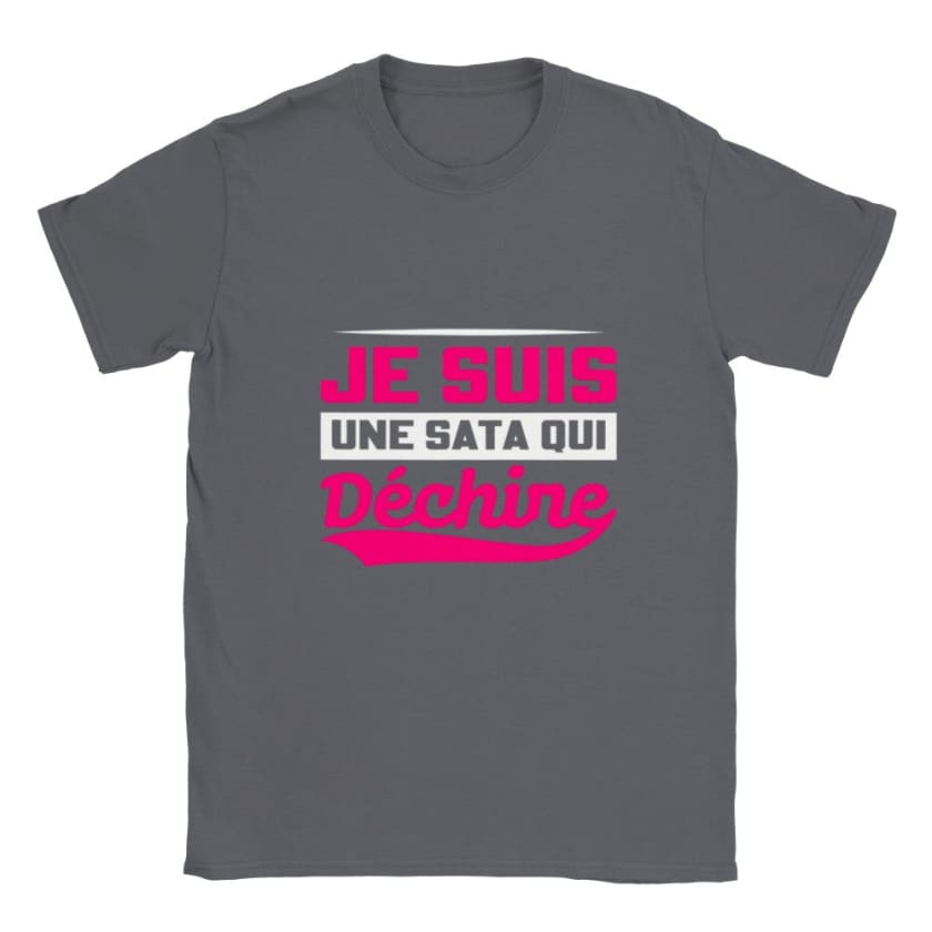 T-shirt Sata Maroc - Charbon / S - Print Material
