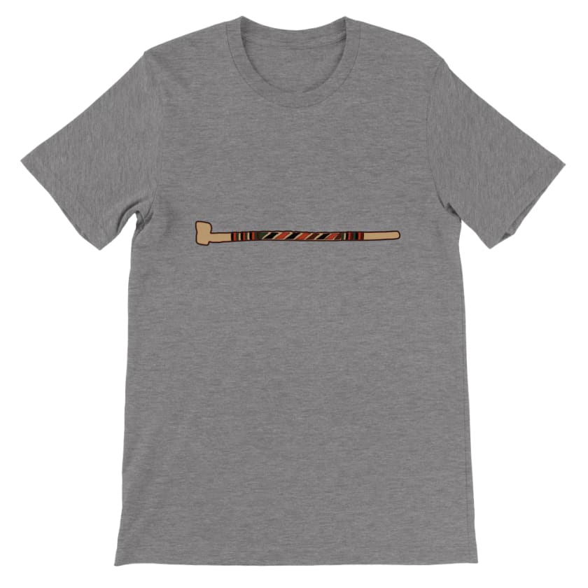 T-shirt sebci - Gris-foncé-chiné / S - Print Material