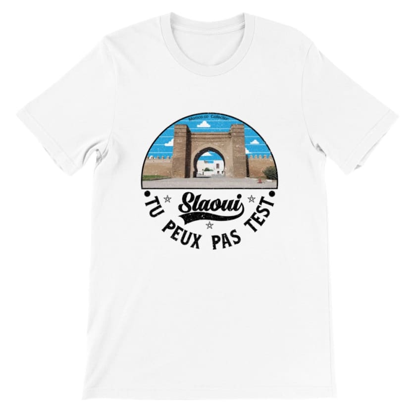 T-shirt Slaoui Salé Maroc Bab lemrissa unisexe | Gelato