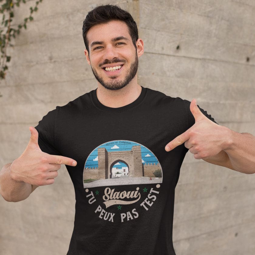 T-shirt Slaoui tu peux pas test unisexe | Gelato
