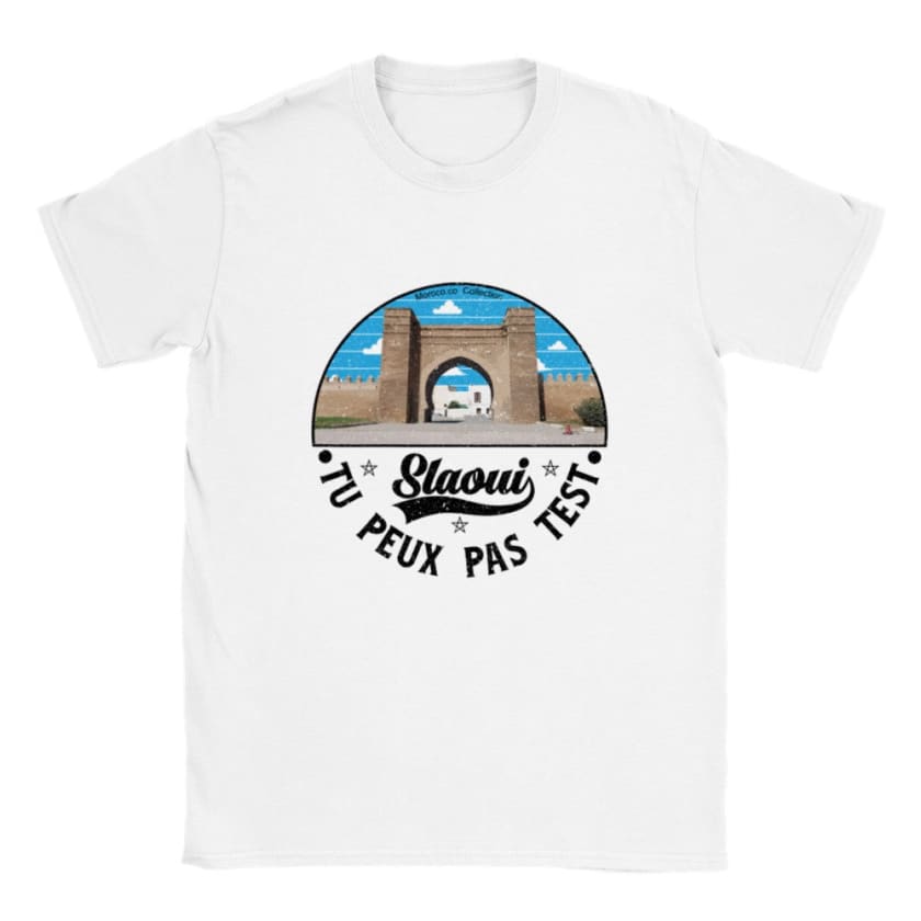 T-shirt Slaoui tu peux pas test unisexe | Gelato