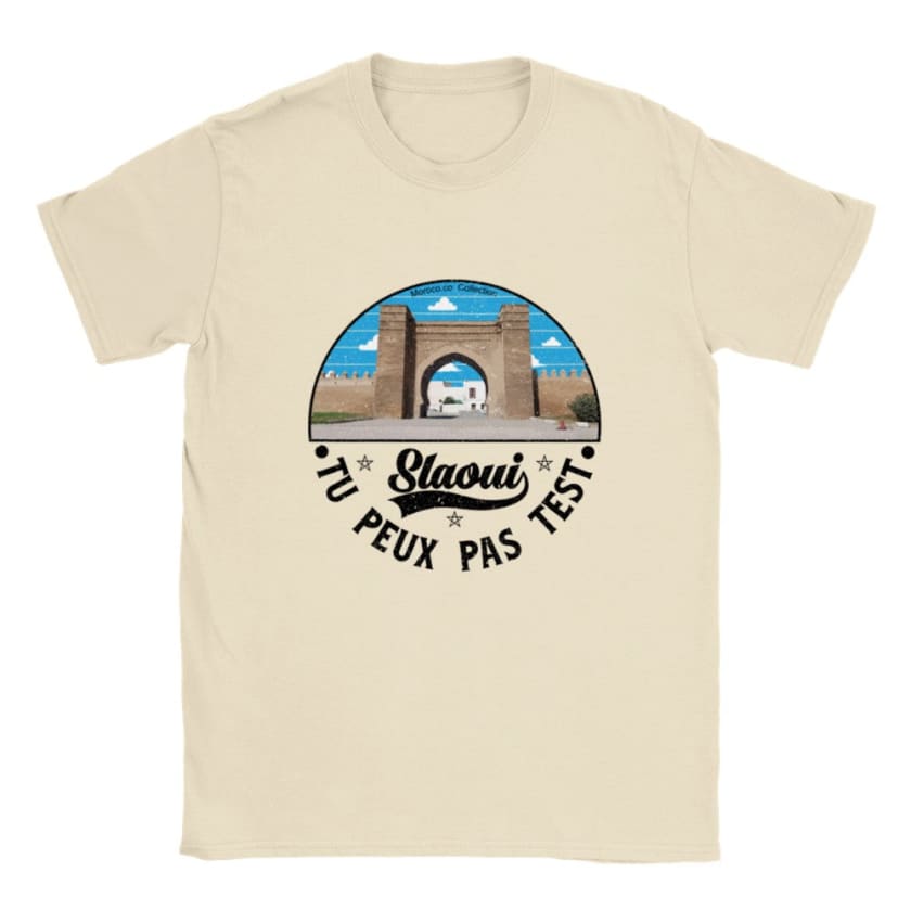 T-shirt Slaoui tu peux pas test unisexe | Gelato