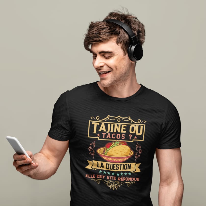 T-shirt Tajine ou Tacos? - Print Material