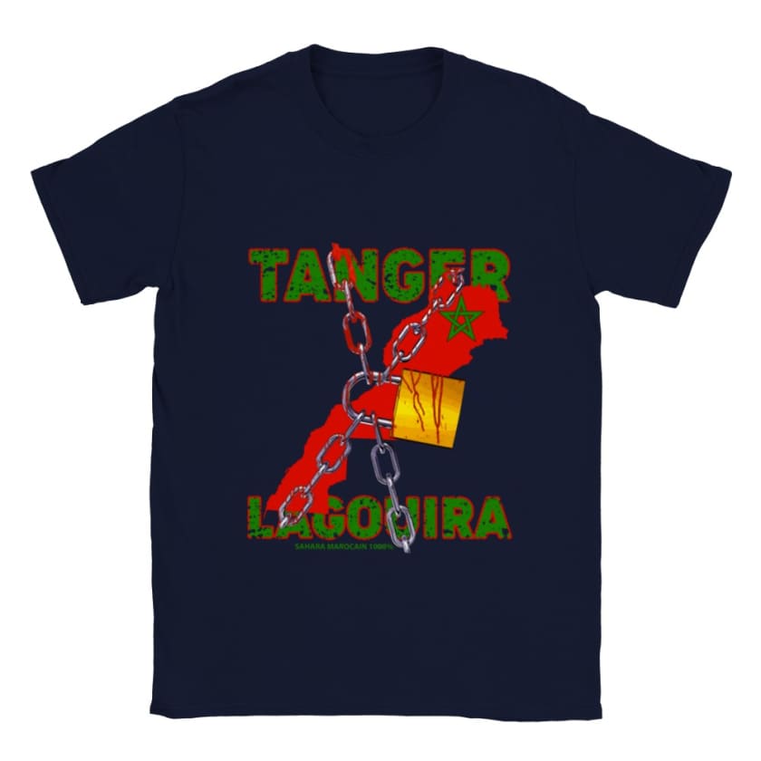 T-shirt Tanger Lagouira sahara Marocain 1000% unisexe |