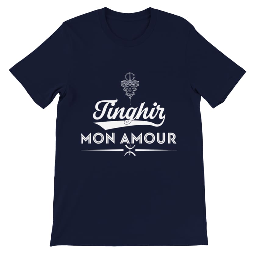 T shirt Tinghir mon Amour - Navy / S - Print Material