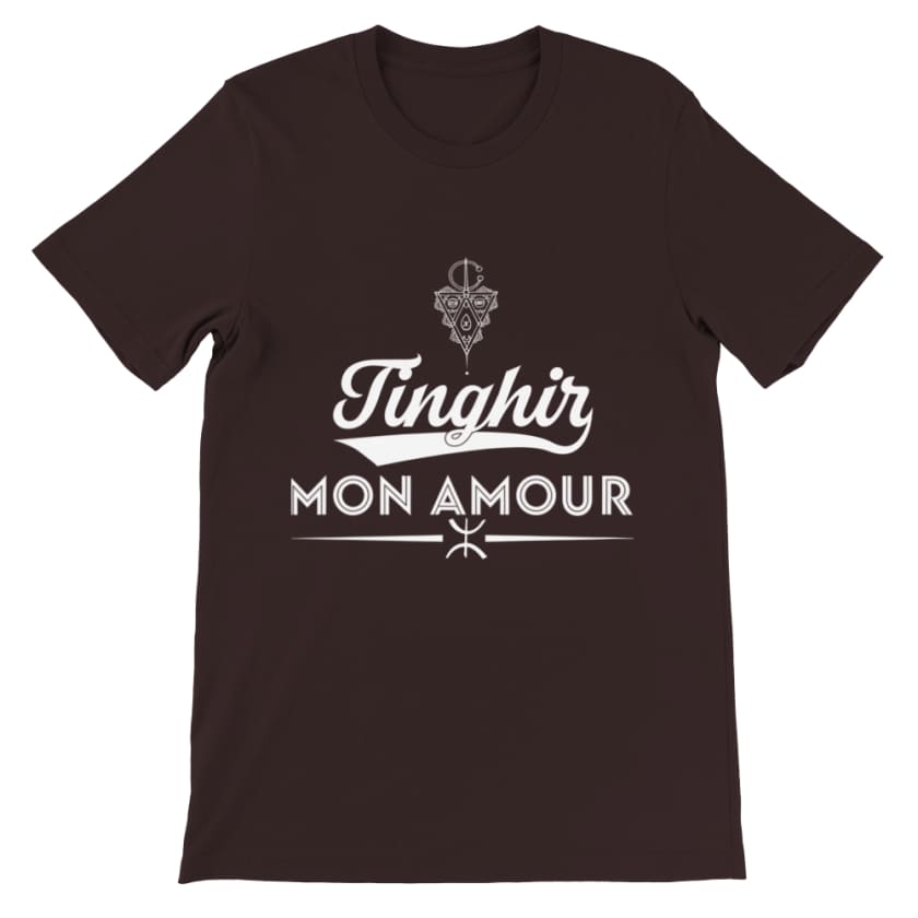 T shirt Tinghir mon Amour - Brown / S - Print Material