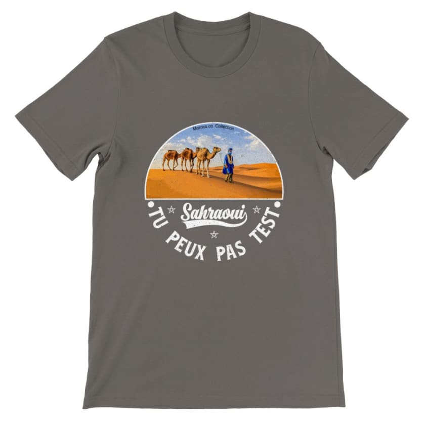 T-shirt Touareg Sahraoui Marocain homme bleu original |